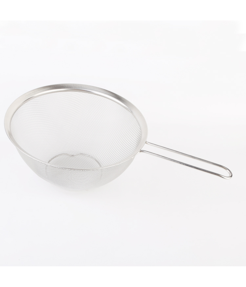 Stainless Steel Fruit Basket Mesh bucket Strainer Colander with handle