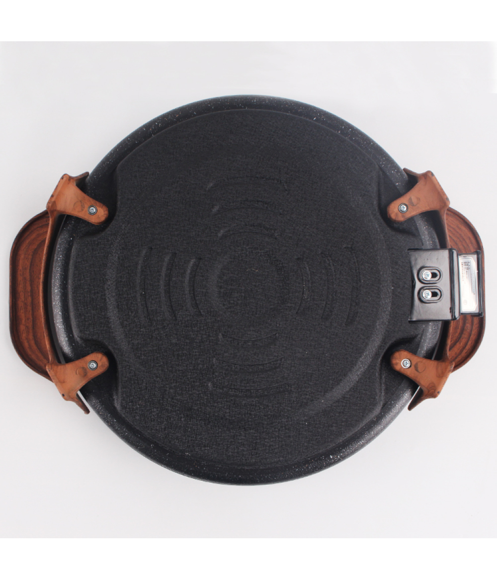 Wholesale 40Cm Round Granite Electric Skillet Pizza Pan With Non Stick Coating