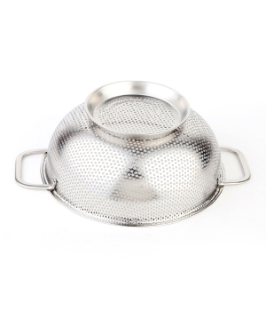 Vegetable Basket Fruit Stainless Steel Micro-Perforated Cheap Strainer Kitchen Colander