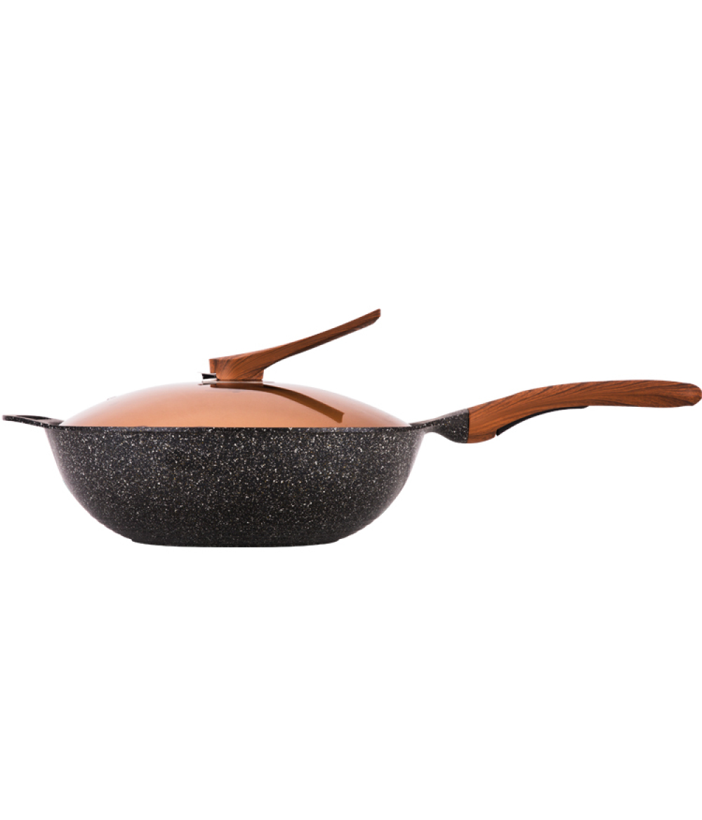 2019 New Good Quality Round Home Forged Non-stick Coating Fry Pan