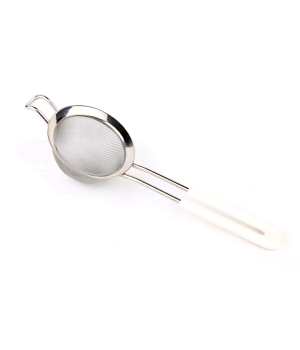 Premium Mini Stainless Steel Strainer with TPR non-slip Handle Premium Mini Stainless Steel Strainer with TPR non-slip Handle