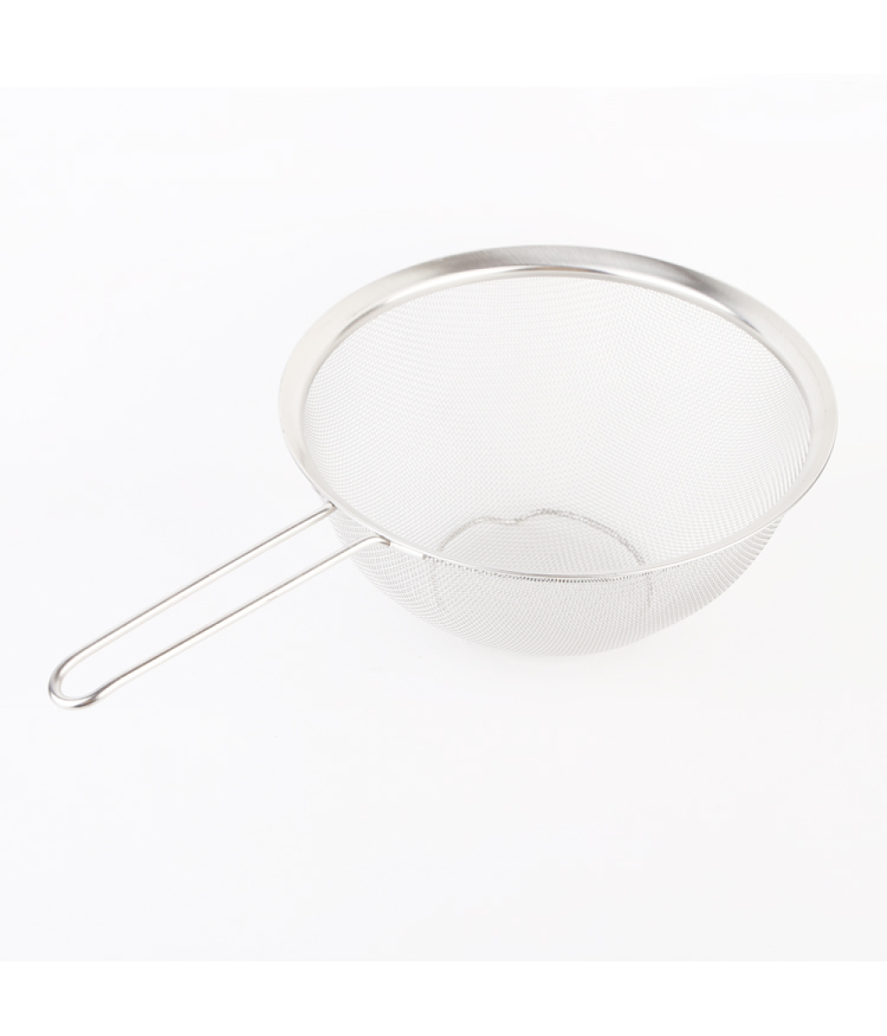 Stainless Steel Fruit Basket Mesh bucket Strainer Colander with handle