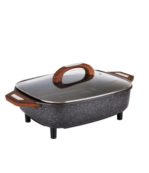 China Supplies Countertop Non Stick Aluminum Electric Frying Pan