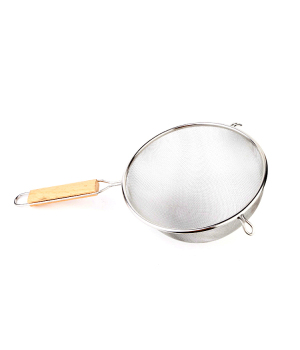 Wholesale Use Comfortable Wooden Handle Stainless Steel Food Kitchen Fine Mesh Strainer Wholesale Use Comfortable Wooden Handle Stainless Steel Food Kitchen Fine Mesh Strainer