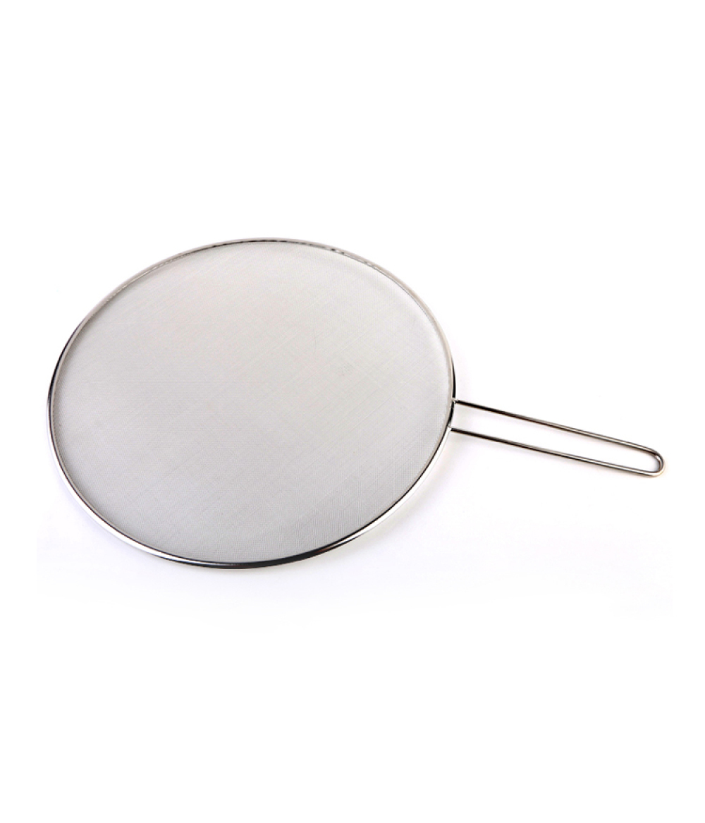 High Quality 13 Inches Fine Mesh Stainless Steel Oil Splatter Screen For Frying Pan