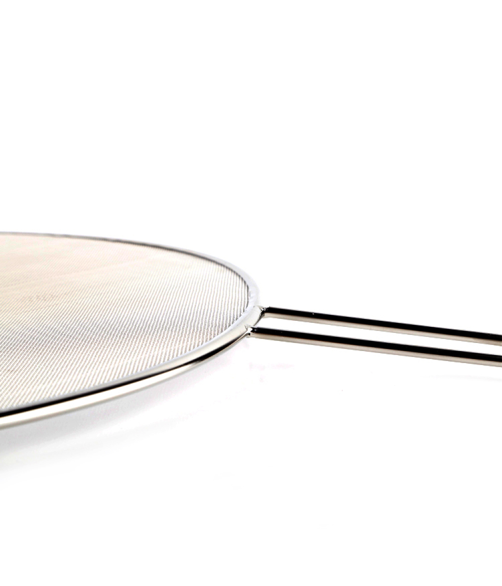 High Quality 13 Inches Fine Mesh Stainless Steel Oil Splatter Screen For Frying Pan