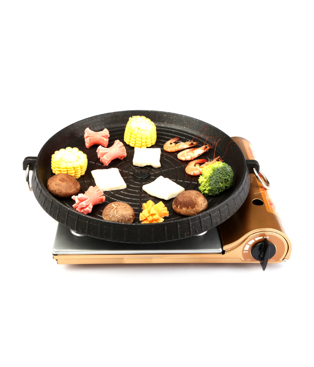 China Supplies Multifunctional Stove Top Non-stick Bbq Grill Roasting Pan