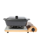 2019 Wholesale BBQ Square Skillet Dish Rectangle Cast Iron Square Grill Pan