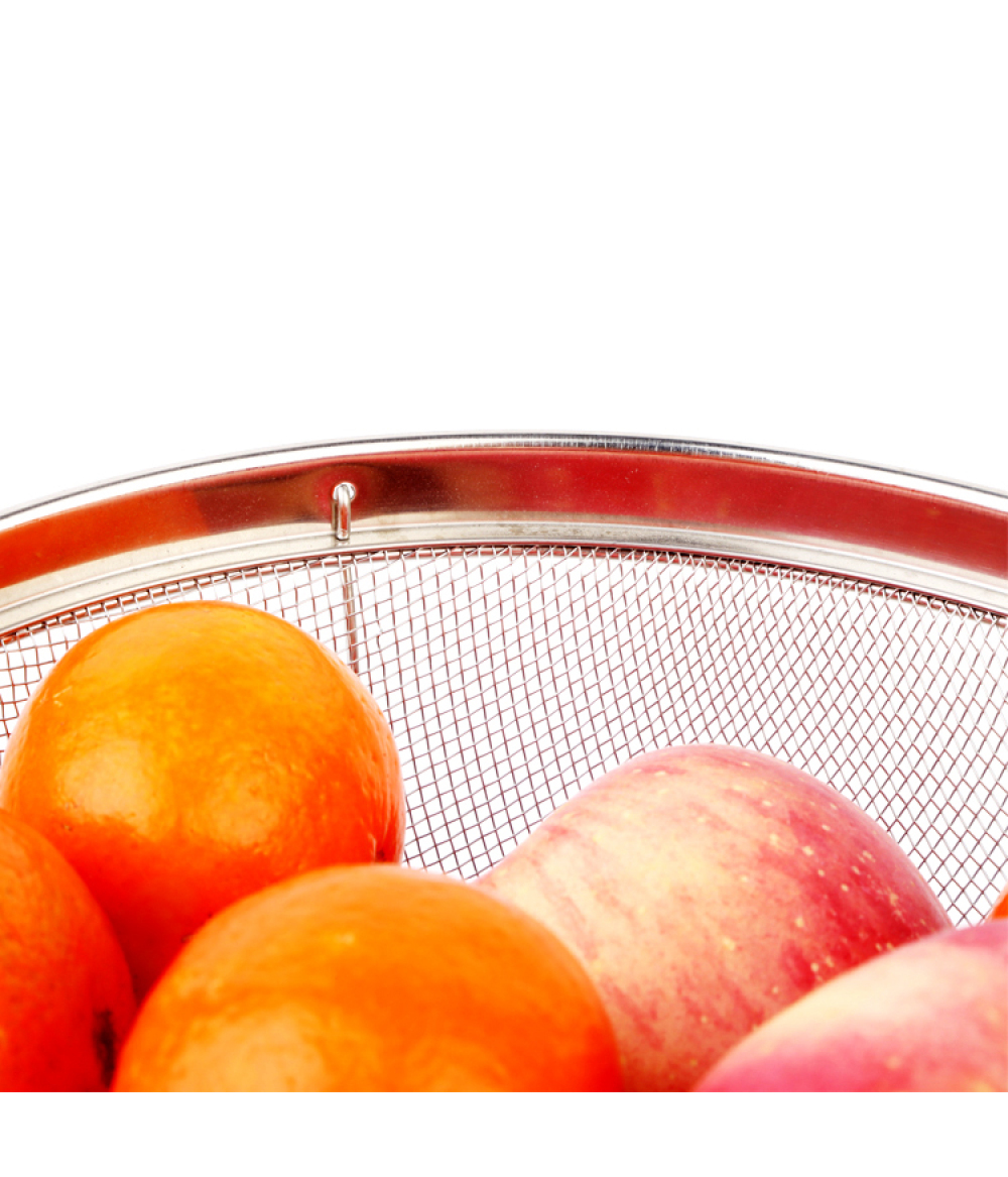 Hot Sale Round Rice Vegetable Fruit Kitchen Sink Metal Wire Basket