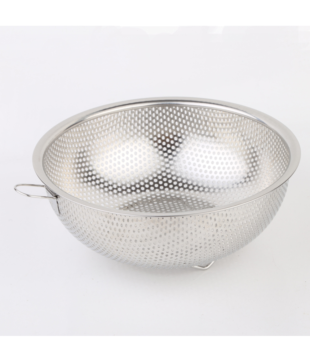 2019 New Hot Sale High Quality Stainless Steel Micro-Perforated Washing Rice Colander