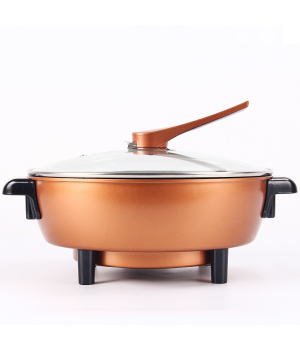 China Professional Manufacturer 1500W Non Stick Electric Round Pizza Pan