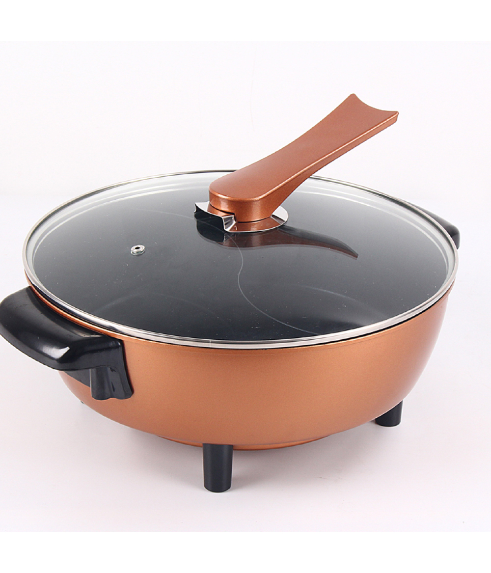 China Professional Manufacturer 1500W Non Stick Electric Round Pizza Pan