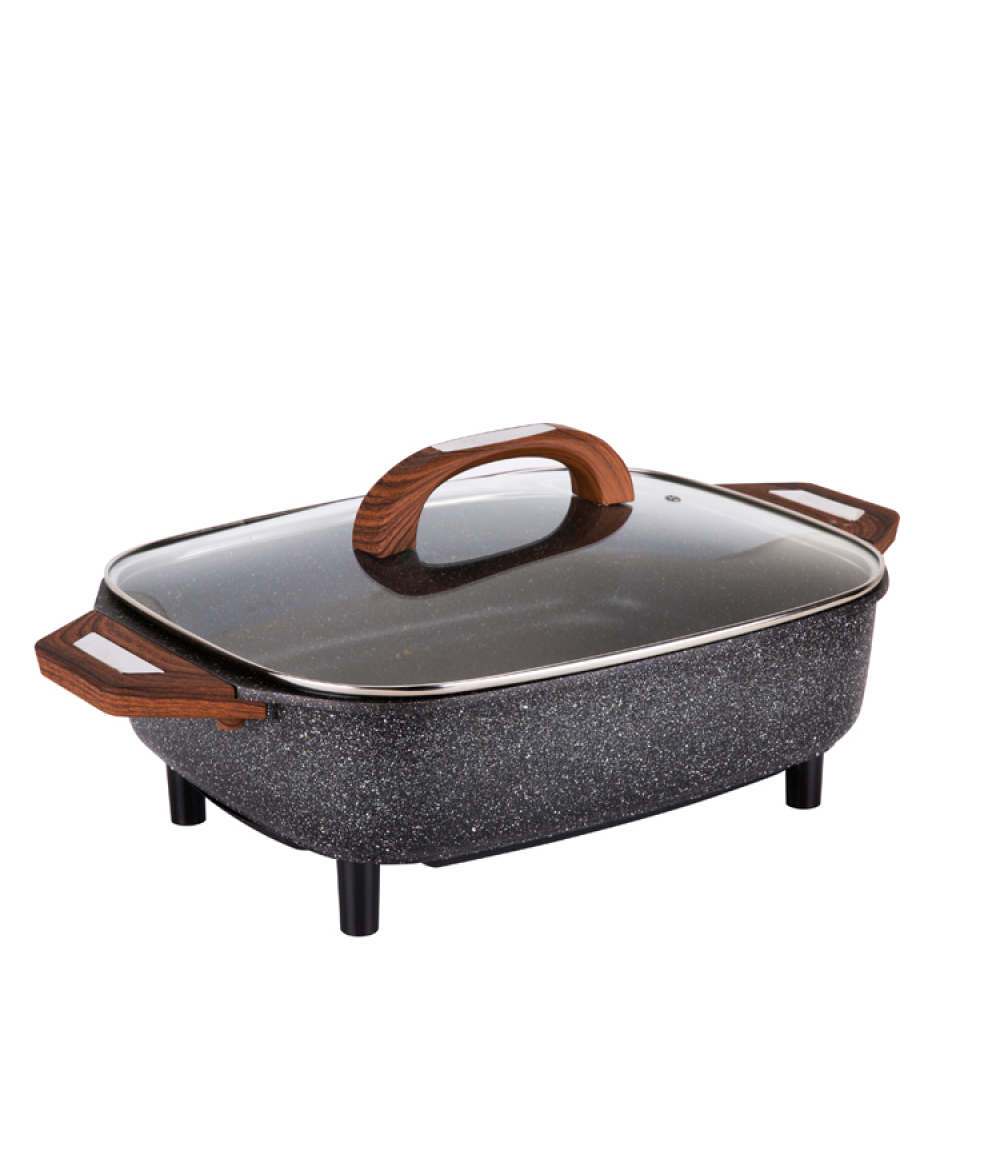 Factory Direct Supply Aluminum Non Stick Electric Kitchen Pizza Heating Pan