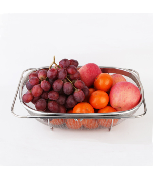 Expandable Handles Stainless Steel Basket Kitchen Basket