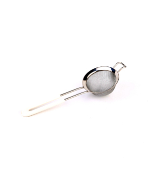 Premium Mini Stainless Steel Strainer with TPR non-slip Handle
