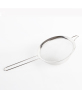 Premium Quality Stainless Steel Double Fine Mesh Strainer Colander With Wooden Handle