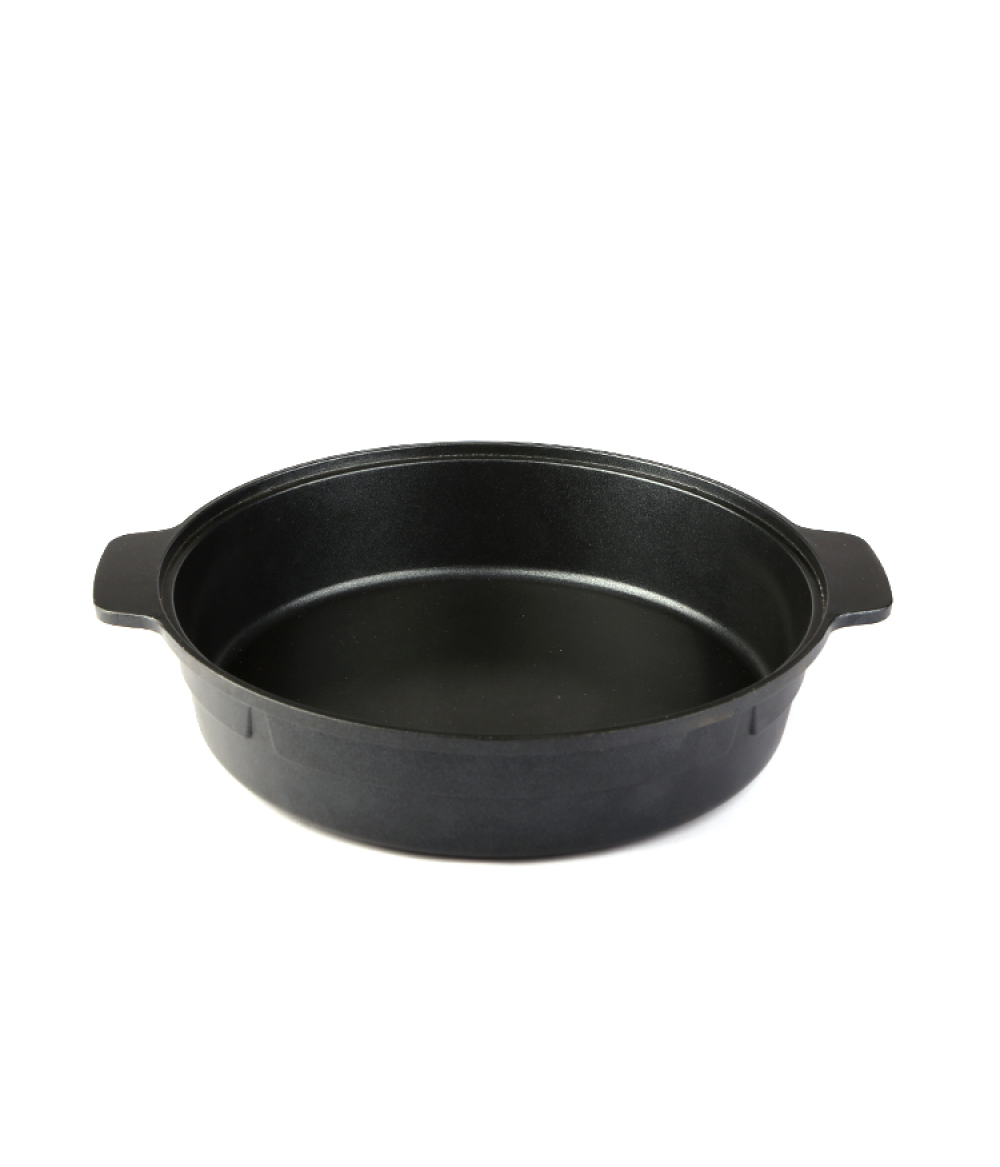 China Supplies Black Aluminum Cookware Hot Pot Multi Cooker Bbq Grill Pot