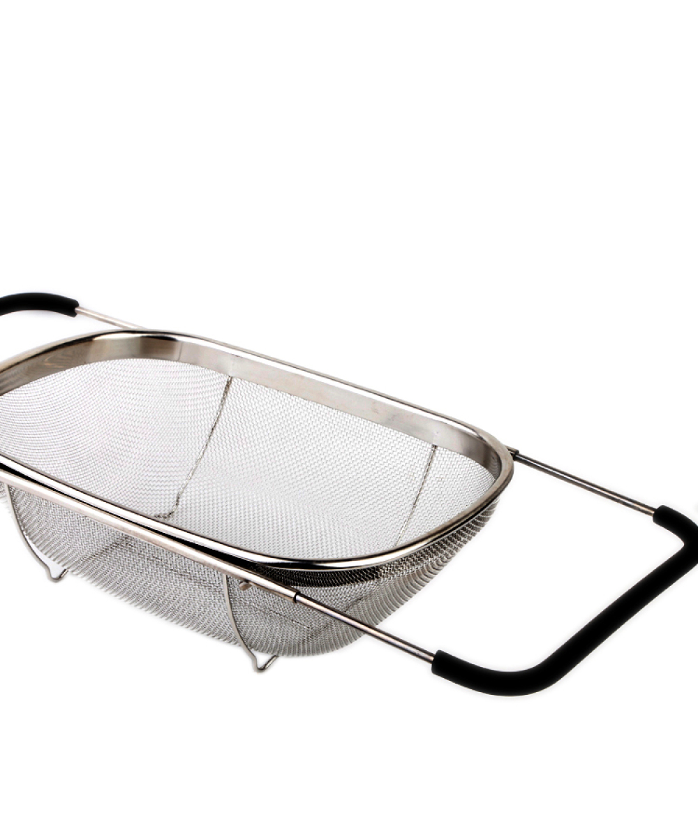 Full Size Square Basket Kitchen Stainless Steel Square Colander
