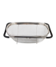 New Design Stainless Steel Filter Net Strainer Basket With Wide Rim Resting Feet And Handles