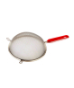 Stainless Steel Over Sink Rice Fruit Vegetable Mesh Strainer With Plastic Handle
