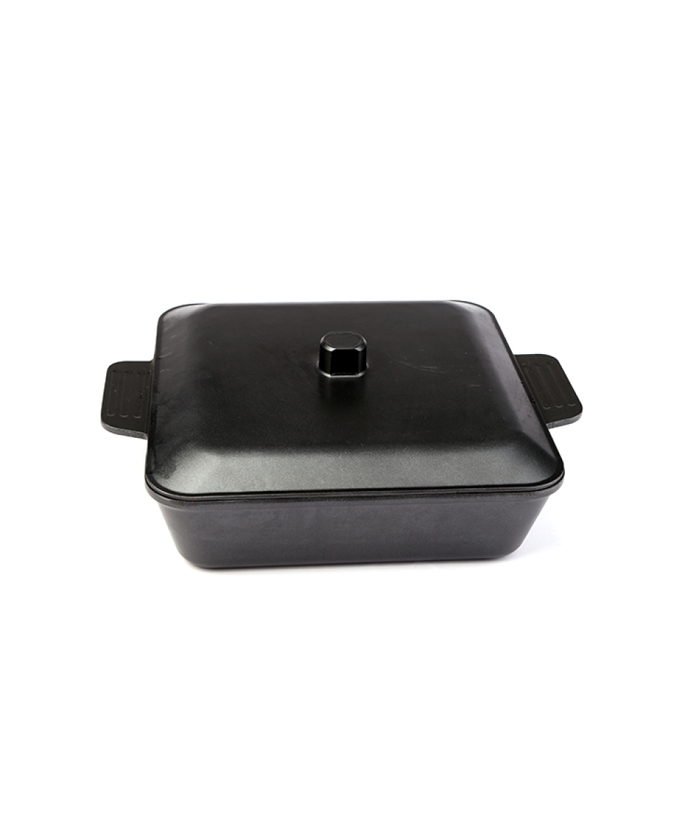 Quality Manufacturer 30Cm Rectangle Durable Modern Camping Grill Pan With Lid