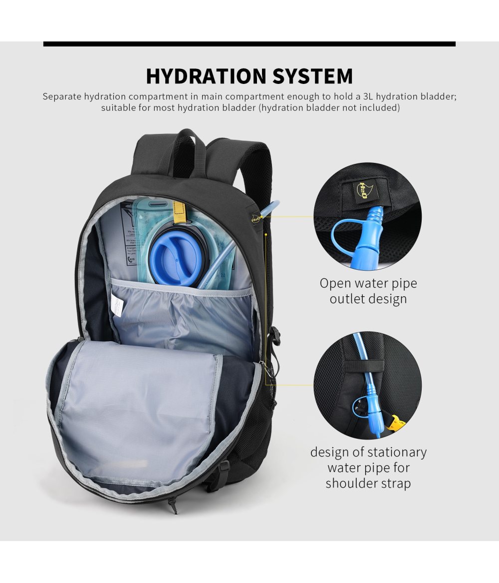 SKYSPER 30L Hiking Backpack Waterproof Camping Lightweight Daypack Back Pack Travel Outdoor Bag For Men Women