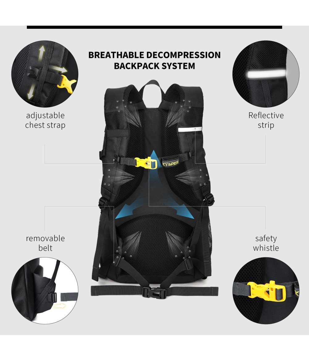 SKYSPER 30L Hiking Backpack Waterproof Camping Lightweight Daypack Back Pack Travel Outdoor Bag For Men Women