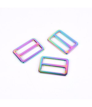 1 1/4inch Metal Snap Hook,Slider buckle D Ring Set, Handbag Hardware Kit Set Rainbow Color