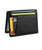 Super Slim Soft Wallet 100% Genuine Leather Mini Credit Card Wallet Purse Card Holders Men Wallet Thin Small