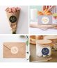 50-500pcs 1inch Blue Thank You Stickers For Envelope Sealing Labels Stationery Supplies Handmade Wedding Gift Decoration Sticker