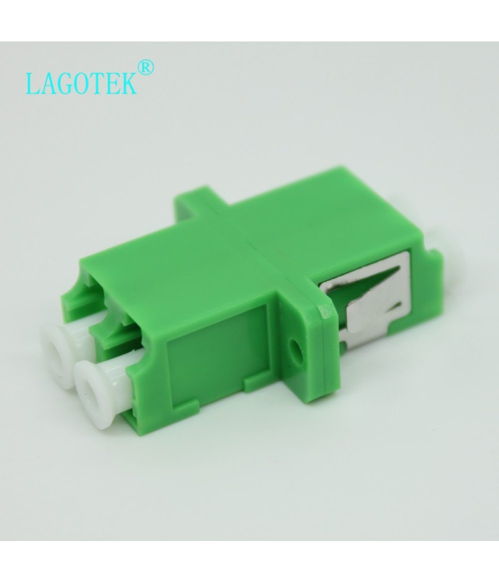 25/50/100/200Pcs LC APC Duplex single-mode Fiber optic Adapter LC Optical fiber coupler LC APC Fiber flange LC connector