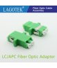 25/50/100/200Pcs LC APC Duplex single-mode Fiber optic Adapter LC Optical fiber coupler LC APC Fiber flange LC connector