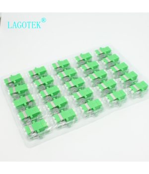 25/50/100/200Pcs LC APC Duplex single-mode Fiber optic Adapter LC Optical fiber coupler LC APC Fiber flange LC connector