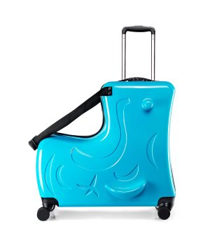AOWEILA PC Duffel Bag for Kids Ride-On Suitcase Carry-On Luggage with Wheels Fits to Children Aged 1-12 Years Old Travel AOWEILA PC Duffel Bag for Kids Ride-On Suitcase Carry-On Luggage with Wheels Fits to Children Aged 1-12 Years Old Travel