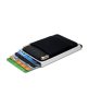 YUECIMIE Slim Aluminum Wallet With Elasticity Back Pouch ID Credit Card Holder Mini RFID Wallet Automatic Pop up Bank Card Case