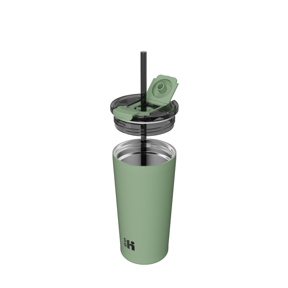 18OZ/530ML DOUBLE WALL STAINLESS STEEL COFFEE TUMBLER