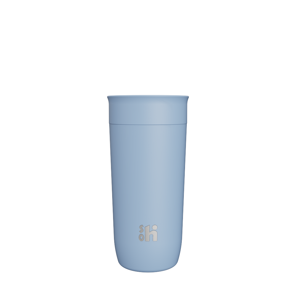 12OZ/360ML DOUBLE WALL STAINLESS STEEL COFFEE TUMBLE WITH 360° LID