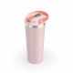 Stay-Hot&Cold  Coffee Mug 22.5 oz with Straw Lid and Plastic Handle | Insulated Stainless Steel  Cup for  Coffee, Tea, and More