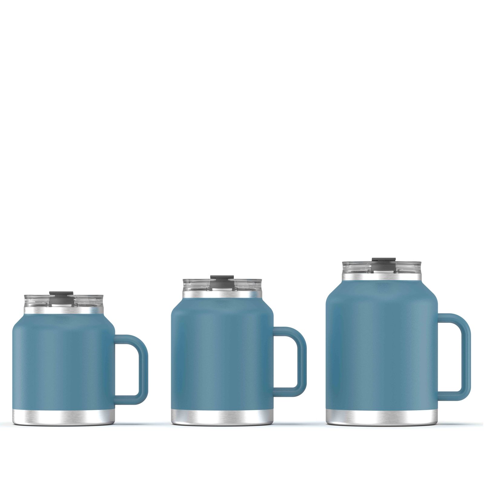 Stay-Hot &Cold  Growler with  Thread Flip Lid | Welded Hollow Metal Handle |Multiple Size Options:36oz,42oz and 64oz|Insulated Stainless Steel  Cup for  bear, Tea, and More