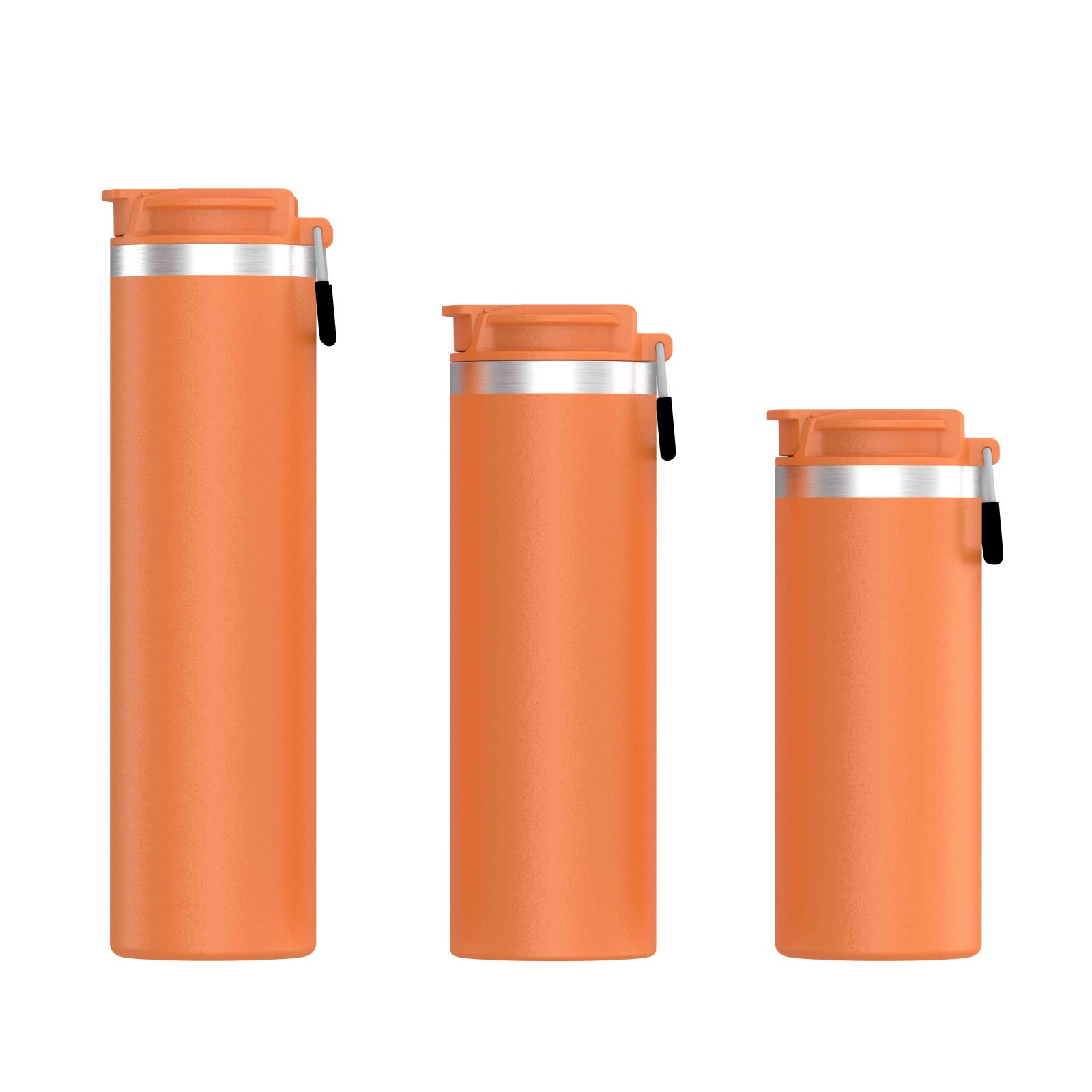 Flip Up Journey Bottle with Carry Handle | 3 Size Options:12oz,15oz&18.5oz| Insulated Stainless Steel Cup for Coffee, Tea, and More