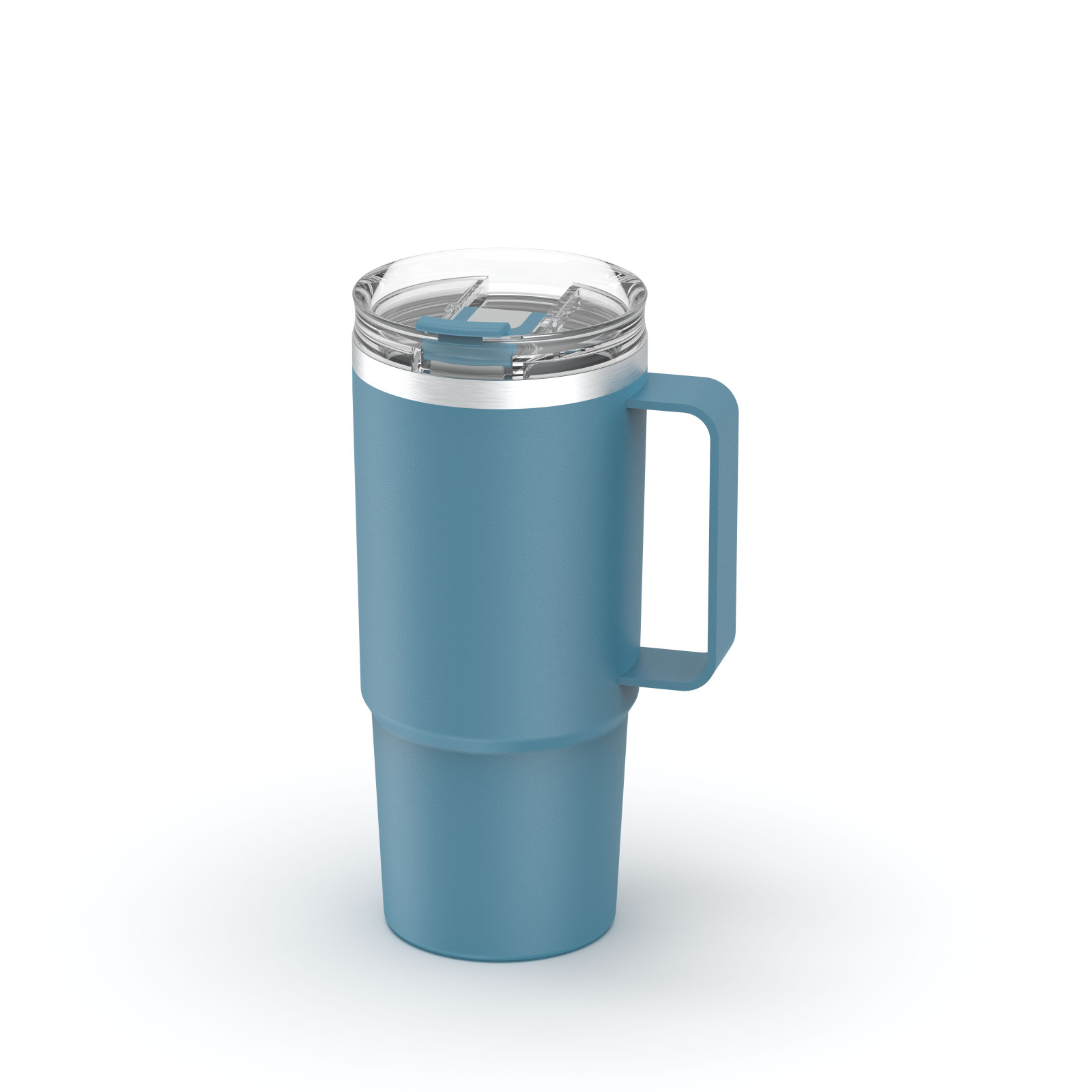 Flip Up Mug with Stainless Steel Handle 40 oz | Flip Up Lid | Leak Resistant for Travel &Gym| Insulated Stainless Steel |BPA-Free