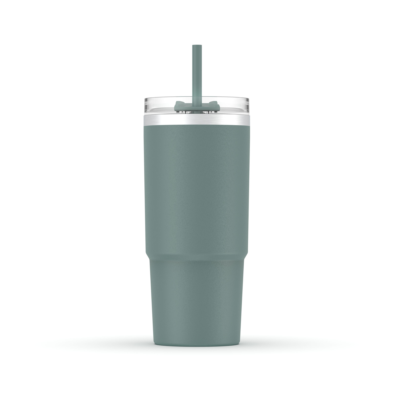 40oz Stainless Steel Mug with Tritan Straw Lid & Rotating Plate | Leak-Resistant Insulated Travel & Gym Mug | BPA-Free