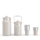 Flip Straw Jug   |  2 Size Options:64oz & 128oz|Angle Spout Lid and Flip Up Straw |  Leakproof for Travel & Gym | Insulated Stainless Steel | BPA-Free