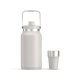 Flip Straw Jug   |  2 Size Options:64oz & 128oz|Angle Spout Lid and Flip Up Straw |  Leakproof for Travel & Gym | Insulated Stainless Steel | BPA-Free