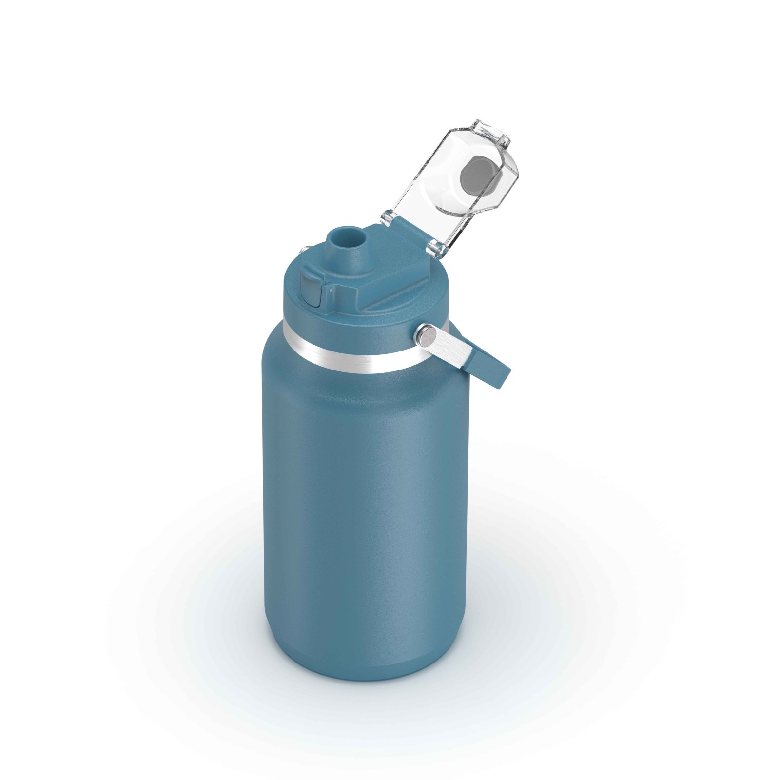 Fast Flow Jug  |  2 Size Options:64oz&128oz| Angled Spout Lid with Push button |  Leakproof for Travel & Gym | Insulated Stainless Steel | BPA-Free