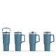 Flip Straw Mug with Carry Handle 40 oz | Flip Up Straw | Leak Resistant  for Travel &Gym| Insulated Stainless Steel |BPA-Free 