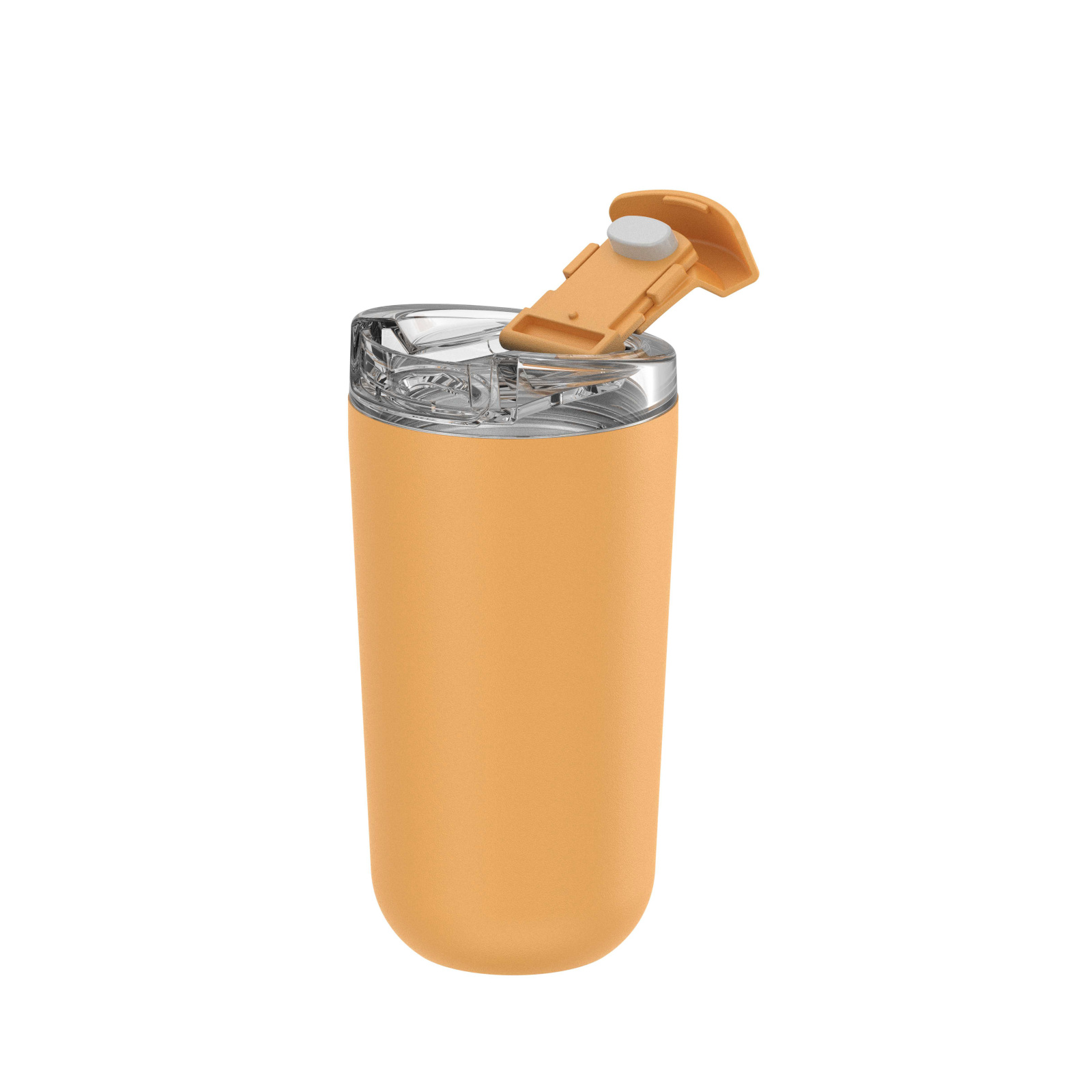 Stay Hot and Stay Cold 16oz/ Insulated Stainless Steel Tumbler /Lockable Flip Lid/ Coffee Tea and More - Durable & Portable Cup
