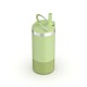 Flip Straw Journey Bottle with SS Handle and Silicone Bottom|3 Size Options:12oz ,16oz&20oz | Built-in Straw with Perfect Size Opening | Lightweight & Leak-Resistant| Insulated Stainless Steel 