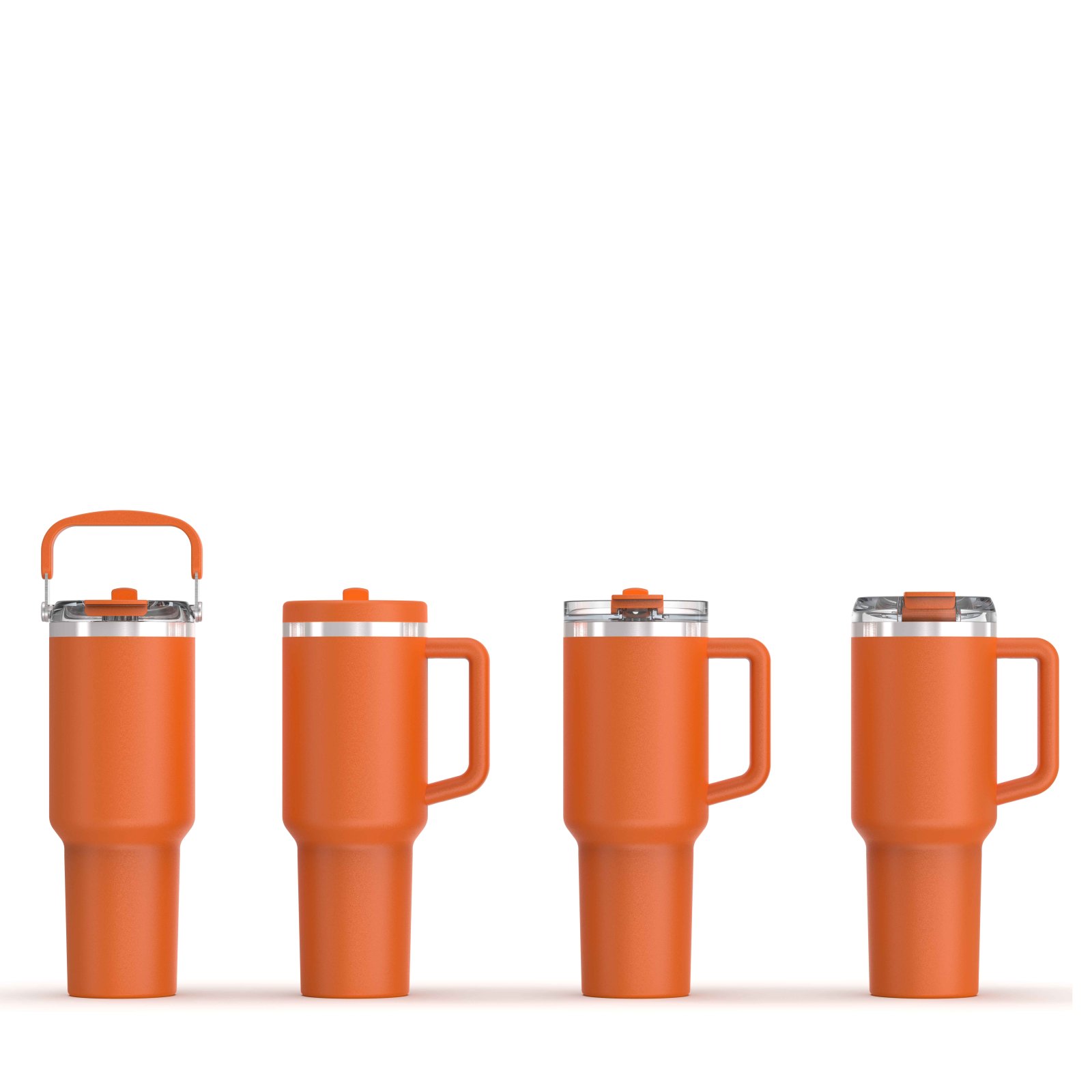 Flip Straw Mug with Handle 40 oz | Flip Up Straw and Sipper Lid| Leak Resistant  for Travel &Gym| Insulated Stainless Steel |BPA-Free 