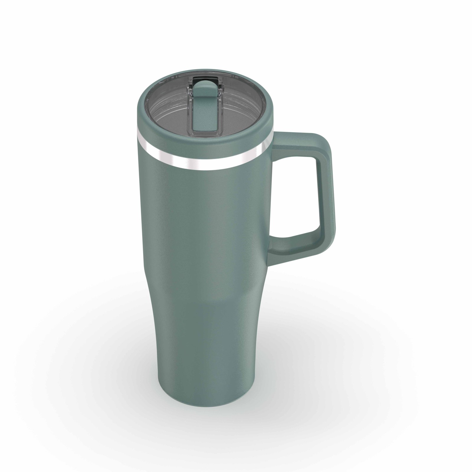 Flip Up Mug with Handle 40 oz | Flip Up Lid | Leak Resistant for Travel &Gym| Insulated Stainless Steel |BPA-Free